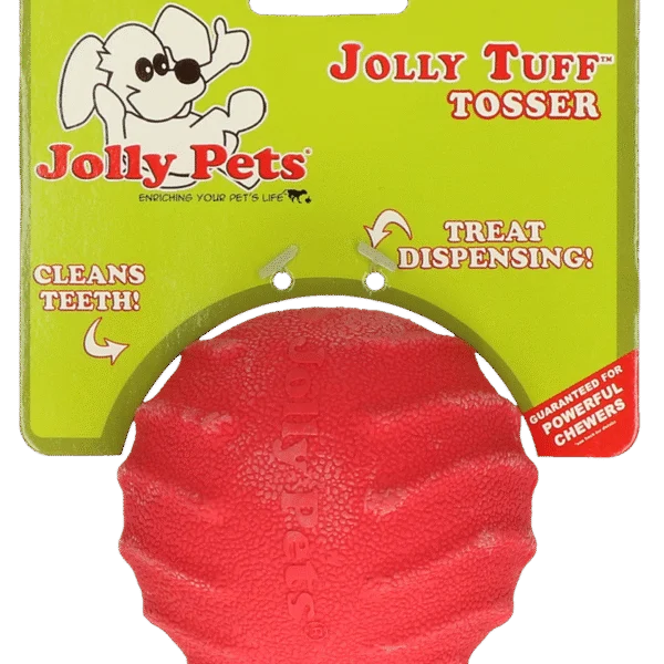 Jouet distributeur de friandises en caoutchouc S, 7,5 cm – Jolly Pets Tuff Tosser