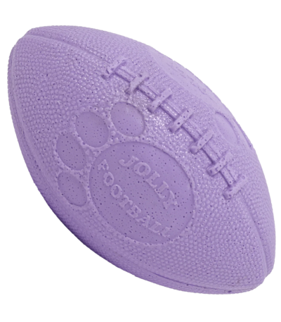Ballon de rugby pour chien Mauve clair, 22 x 12 cm – Jolly Pets Football