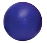 Balle pour chien bleue à surface lisse, 15 cm – Jolly Pets Push-n-Play