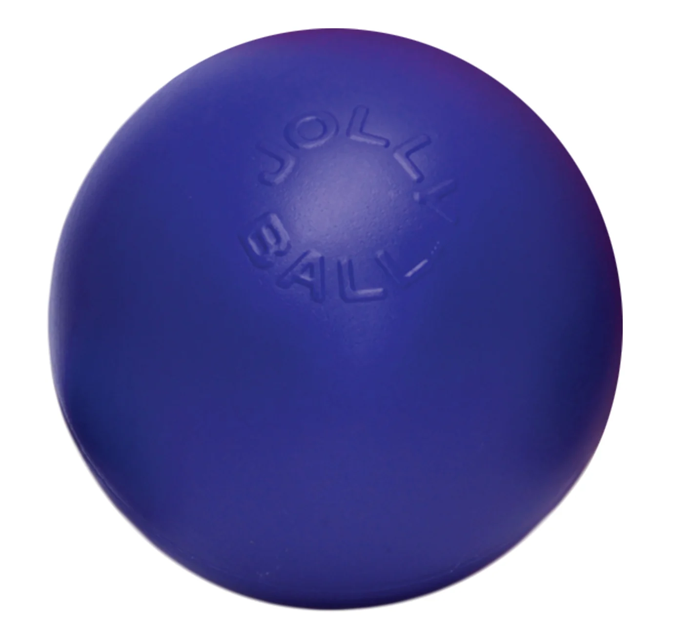 Balle pour chien bleue à surface lisse, 15 cm – Jolly Pets Push-n-Play – Image 1