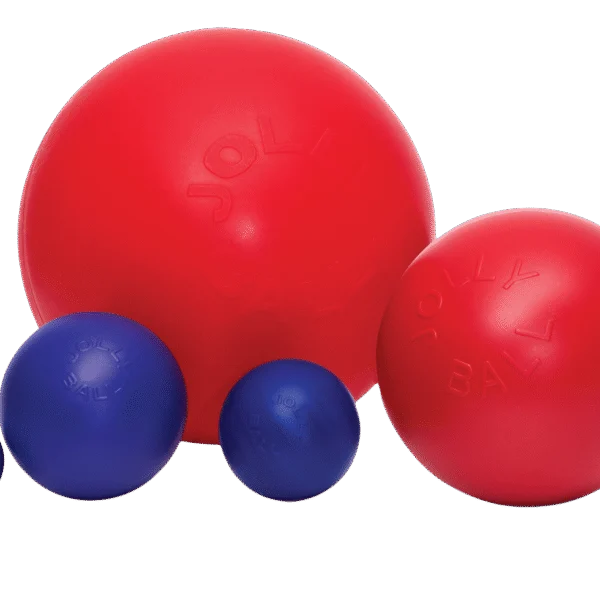 Balle pour chien à surface lisse rouge, 35 cm – Jolly Pets Push-n-Play
