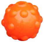 Balle distributrice de friandises pour chien en caoutchouc TPR, 7,6 cm – Jolly Pets Jolly Jumper orange S – Image 4