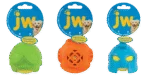 Balle de tennis pour chien avec pouet et casque en caoutchouc – JW Helmet Heads Diver – Image 3