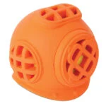 Balle de tennis pour chien avec pouet et casque en caoutchouc – JW Helmet Heads Diver – Image 2