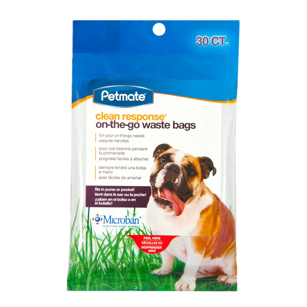 Sacs à déjections à emporter, 30 pièces – Petmate Clean Response on-the-go Waste Bags – Image 1