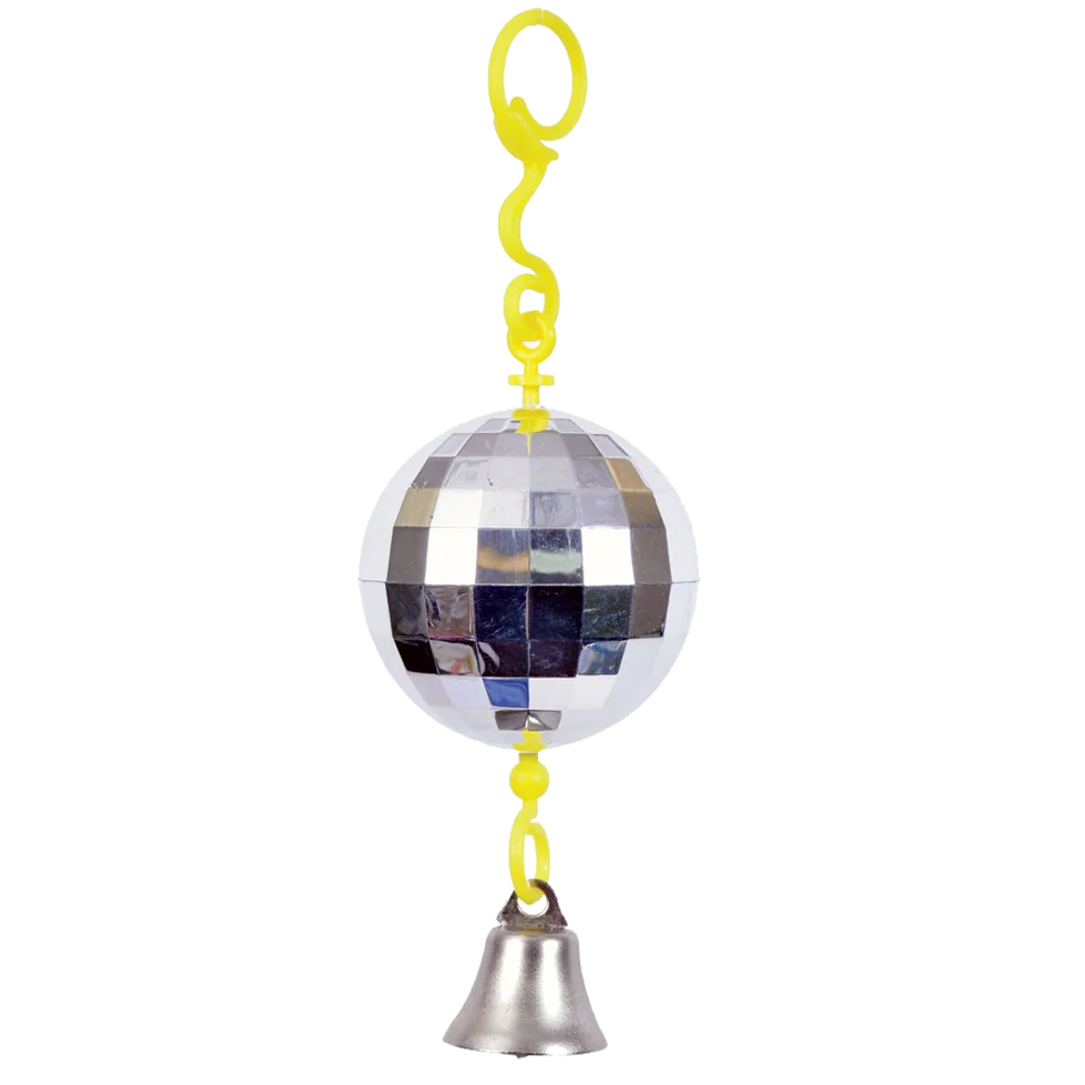 Boule disco pour oiseaux avec clochette – JW Activitoy Disco Ball – Image 2
