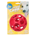 Balle sonore pour chien en caoutchouc naturel, Ø 11,5 cm – JW Hol-ee Giggler