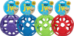 Balle pour chien en caoutchouc naturel, à garnir de friandises, 19 cm, assortie – JW Hol-ee Roller