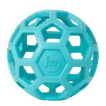 Balle pour chien en caoutchouc naturel à garnir de friandises, 15 cm, bleu clair – JW Hol-ee Roller – Image 2