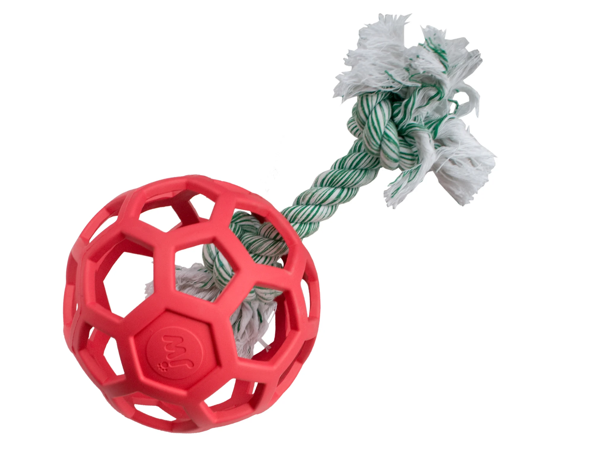 Balle pour chien en caoutchouc naturel, à garnir de friandises, 19 cm, assortie – JW Hol-ee Roller – Image 3