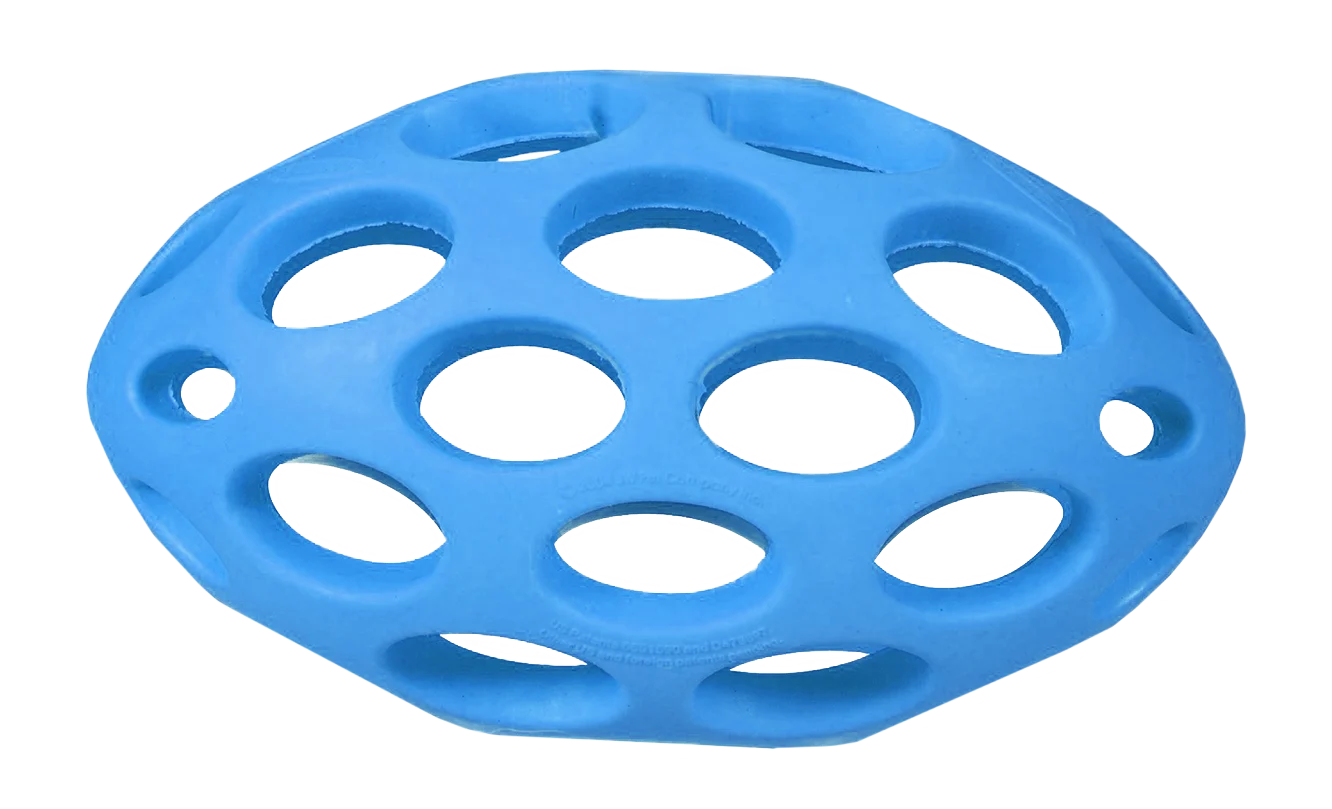 Ballon de football en caoutchouc pour friandises Small, env. 11,5 x 6,5 cm – JW Hol-ee Football – Image 2