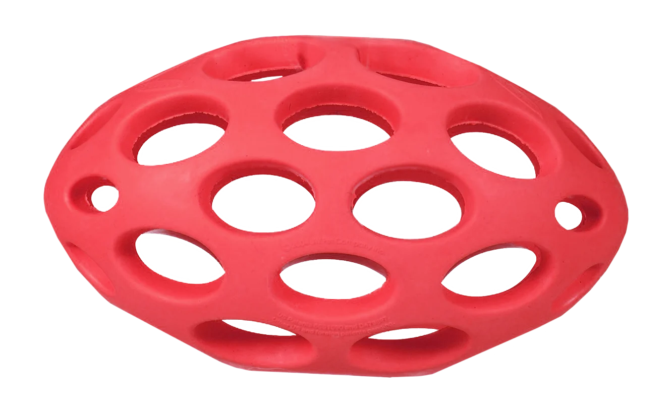 Ballon pour chien en caoutchouc à garnir de friandises, Medium, env. 14,5 x 8,5 cm – JW Hol-ee Football – Image 2