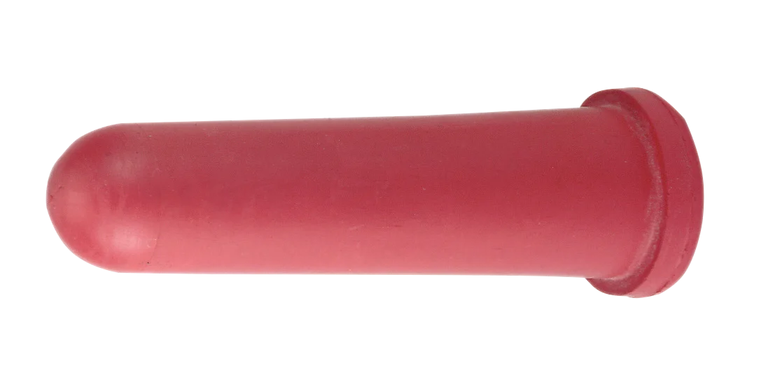 KALF0007B.png Tétine Super pour seau à veaux, 125 mm, Rouge – Image 1