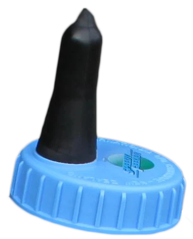KALF0012A.png Tétine pour veau avec bouchon, 2 ouvertures d’alimentation – Shoof Speedy Dop & Speen – Image 1