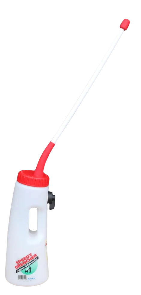 Biberon pour veau avec tube de sondage de 48 cm, 2,5 l – Shoof Speedy Drencher – Image 1