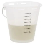 Seau à veau blanc transparent avec graduations, 8 l – Image 3