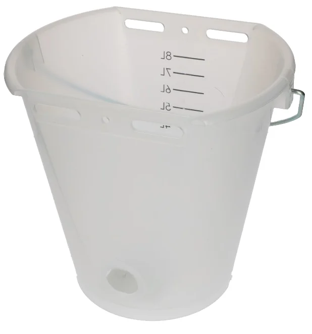 KALF0012K1.jpg Seau à veau blanc transparent avec graduations, 8 l – Image 1