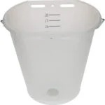 Seau à veau blanc transparent avec graduations, 8 l – Image 6