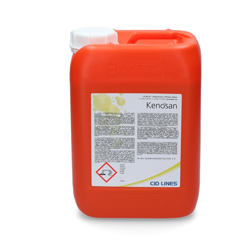 KENO007.png Nettoyant pour bâtiment d’élevage à mousse adhérente 5 l – CID Lines Kenosan – Image 1