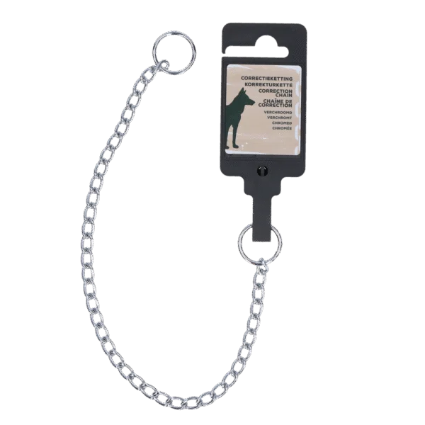 Chaîne de dressage pour chien, chromée, 35 cm x 2 mm – Hofman Animal Care