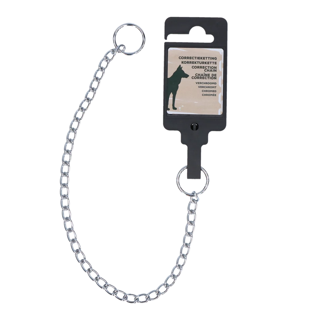 KETT0055B.png Chaîne de dressage pour chien, chromée, 35 cm x 2 mm – Hofman Animal Care – Image 1