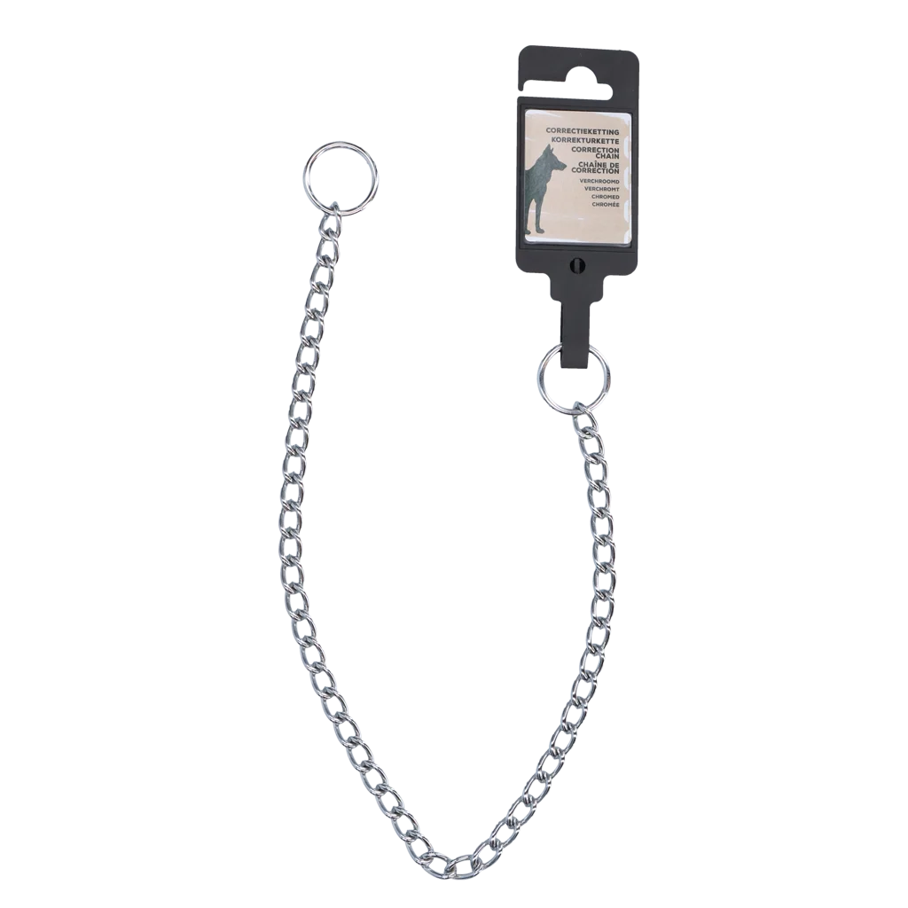 Chaîne de correction pour chien, chromée, 50 cm x 2,5 mm – Hofman Animal Care – Image 1