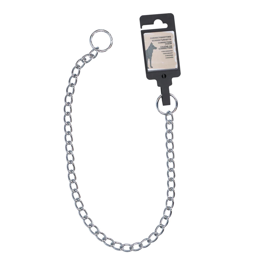 KETT0055F.png Chaîne de correction pour chien, chromée, 55 cm x 3 mm – Hofman Animal Care – Image 1