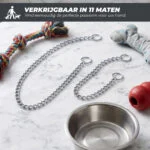 Chaîne de correction pour chien, chromée, 55 cm x 3 mm – Hofman Animal Care – Image 4