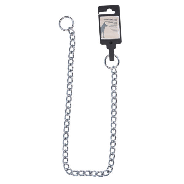 Collier chaîne pour chien, chromé, 65 cm x 3,5 mm – Hofman Animal Care