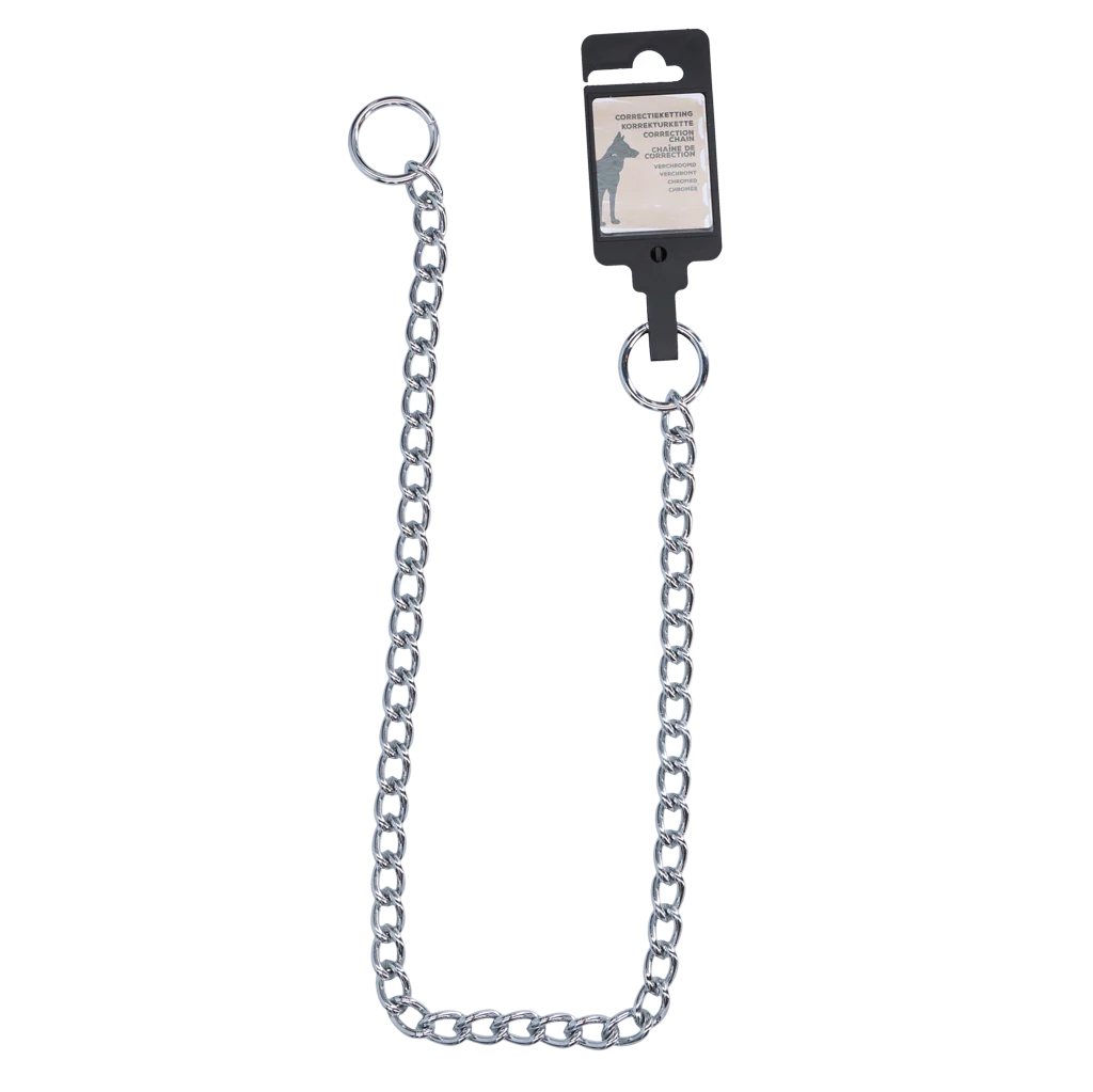 KETT0055H.png Collier chaîne pour chien, chromé, 65 cm x 3,5 mm – Hofman Animal Care – Image 1