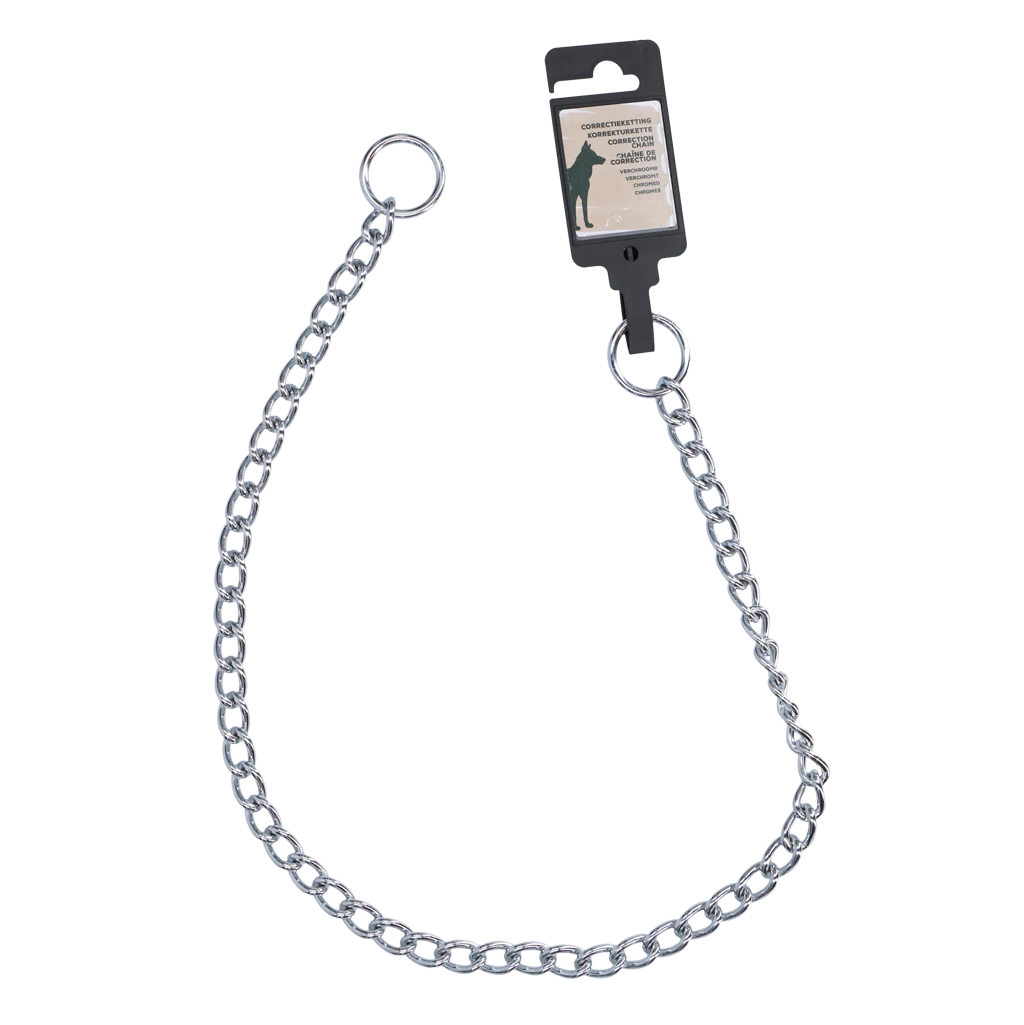 Chaîne de correction pour chiens, chromée, 70 cm x 3,5 mm – Hofman Animal Care – Image 1
