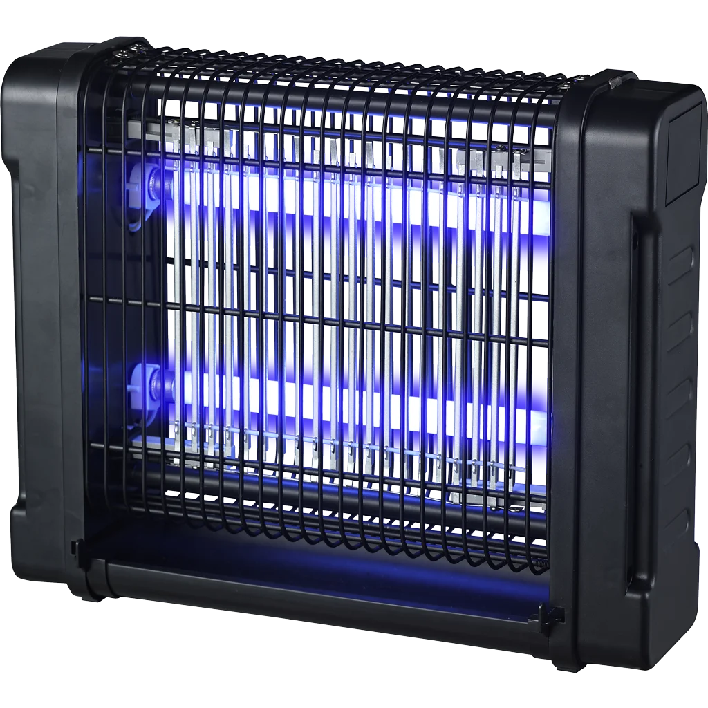 Lampe anti-insectes avec UV-A et grille électrifiée, 2 x 6 W – Knock Pest Insect Killer – Image 1