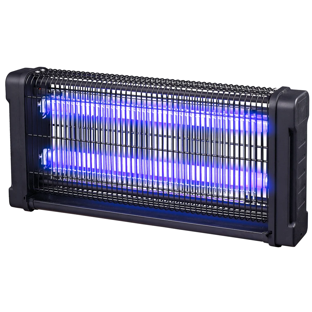 Lampe anti-insectes UV-A avec grille électrifiée, 2 x 15 W – Knock Pest Insect Killer – Image 1