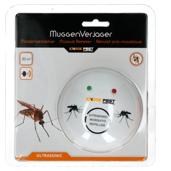 Répulsif anti moustiques à ultrasons, jusqu’à 30 m² – Knock Pest