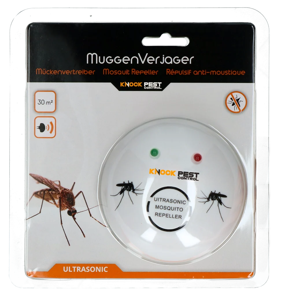 Répulsif anti moustiques à ultrasons, jusqu’à 30 m² – Knock Pest – Image 1
