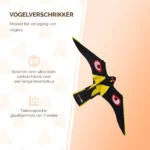 Cerf volant répulsif contre les oiseaux avec mât en fibre de verre de 7 m – Knock Pest Bird Bouncer – Image 2