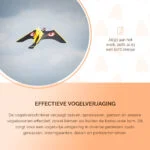 Cerf volant répulsif contre les oiseaux avec mât en fibre de verre de 7 m – Knock Pest Bird Bouncer – Image 4