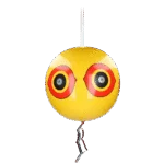 Ballon effaroucheur pour oiseaux avec cordelette de suspension, jaune, Ø 40 cm – Knock Pest