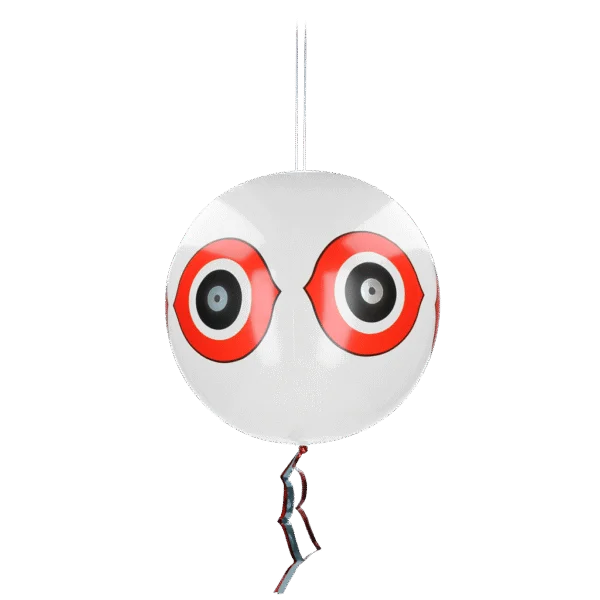 Ballon effaroucheur pour oiseaux avec cordelette de suspension, blanc, Ø 40 cm – Knock Pest