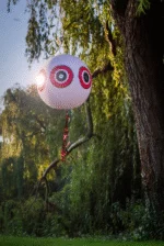 Ballon effaroucheur pour oiseaux avec cordelette de suspension, blanc, Ø 40 cm – Knock Pest – Image 4