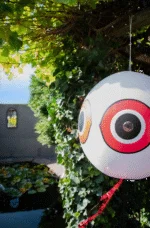Ballon effaroucheur pour oiseaux avec cordelette de suspension, blanc, Ø 40 cm – Knock Pest – Image 3