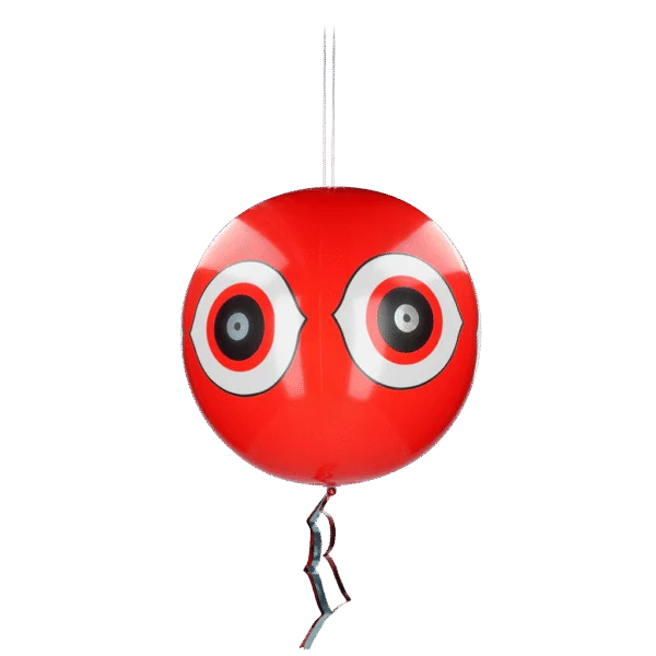 Ballon effaroucheur pour oiseaux avec corde de suspension, rouge, Ø 40 cm – Knock Pest