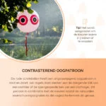Ballon effaroucheur pour oiseaux avec corde de suspension, rouge, Ø 40 cm – Knock Pest – Image 4