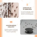 Boîtes appât anti fourmis noires des jardins, 2 pièces – Knock Pest – Image 5
