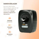 Répulsif ultrasonique pour animaux avec détecteur de mouvement, pour jardin et terrain – Knock Pest Animal Repeller – Image 5