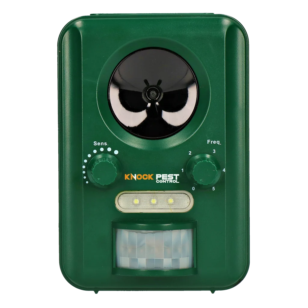 Répulsif solaire pour animaux avec détecteur de mouvement et flash – Knock Pest Solar Animal Repeller – Image 2