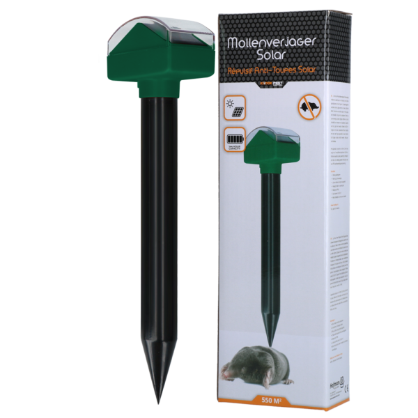 Répulsif solaire pour taupes à ondes sonores – Knock Pest Solar