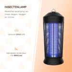 Lampe anti-insectes avec UV-A et grille électrifiée, 36 W – Knock Pest Insect Killer – Image 2