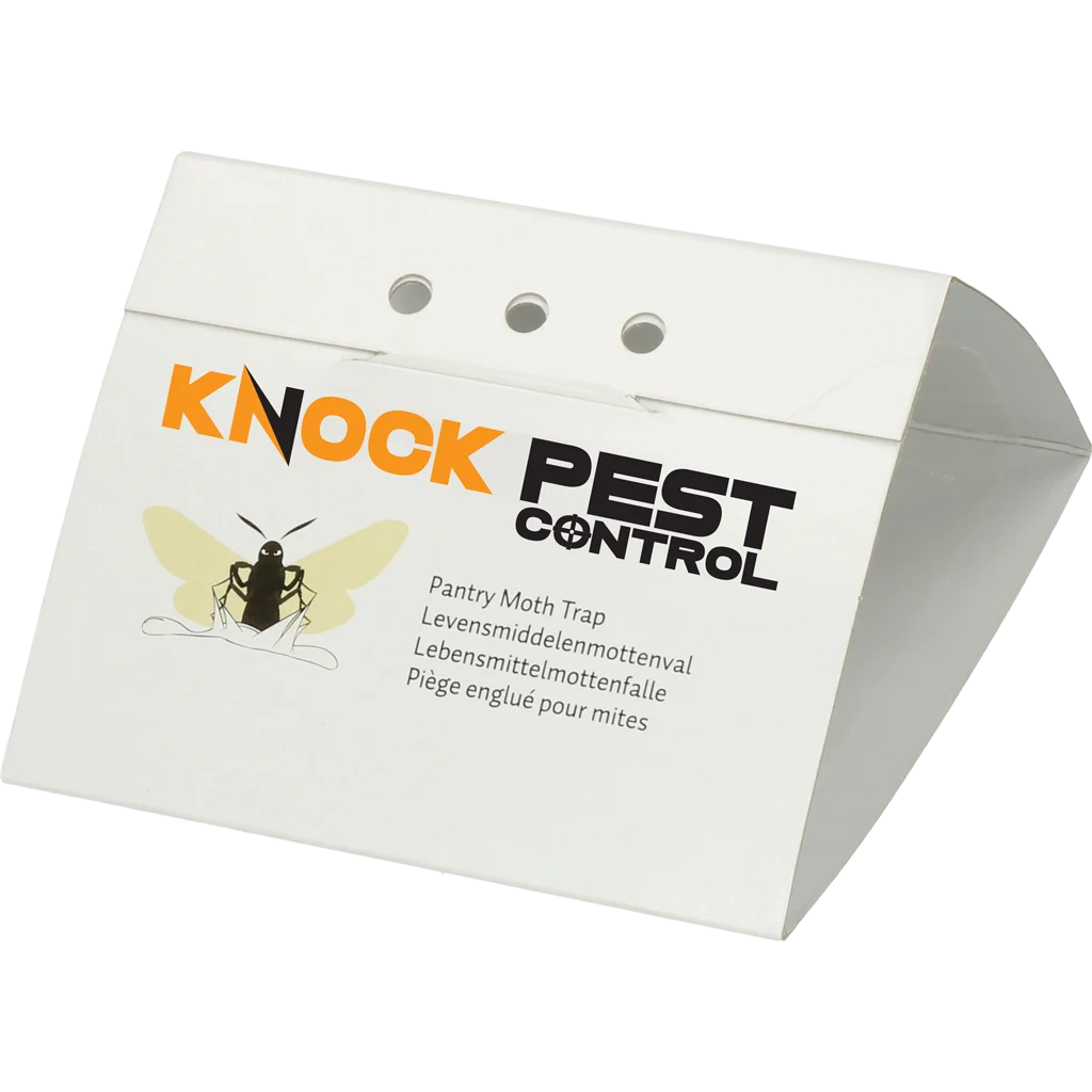 Piège à mites alimentaires avec phéromone, 2 pièges englués – Knock Pest Delta – Image 1