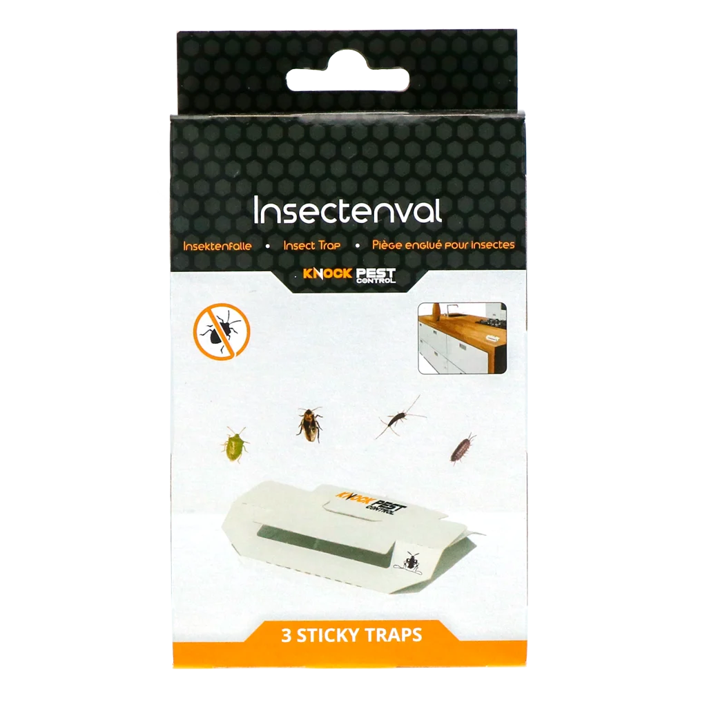 Piège à cafards avec attractif et bande adhésive, petit, 3 pièces – Knock Pest – Image 1
